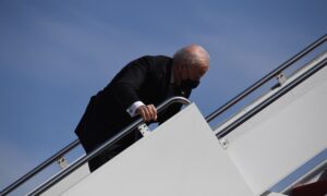 Biden Stumbles While Boarding Air Force One