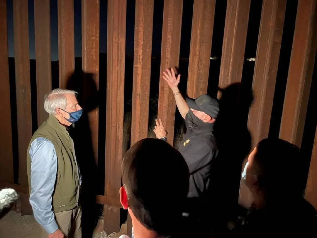 Sen. Rob Portman (R-Ohio) visits the U.S.-Mexico border in El Paso, Texas, on March 18, 2021. (Sen. Rob Portman's Office)