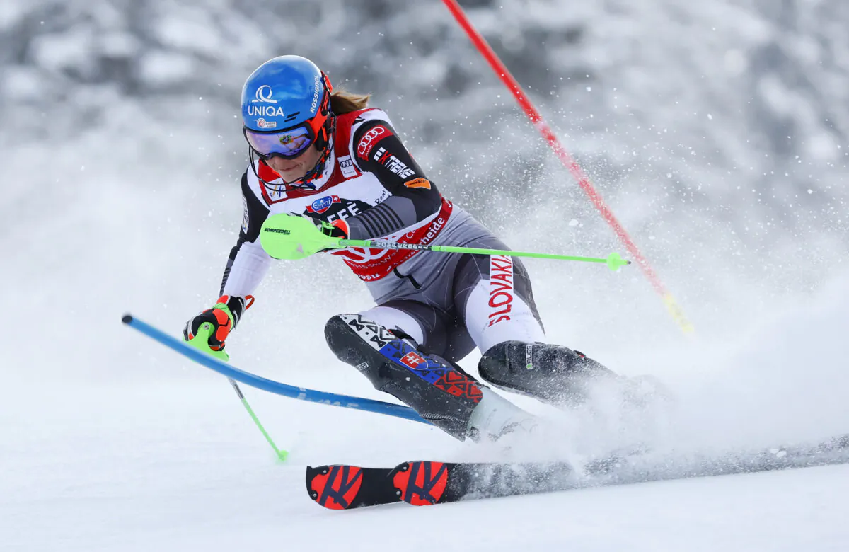 Slovakia's Petra Vlhova in Alpine Skiing World Cup Finals Women's Slalom, Lenzerheide, Switzerland - March 20, 2021. (Denis Balibouse/Reuters)
