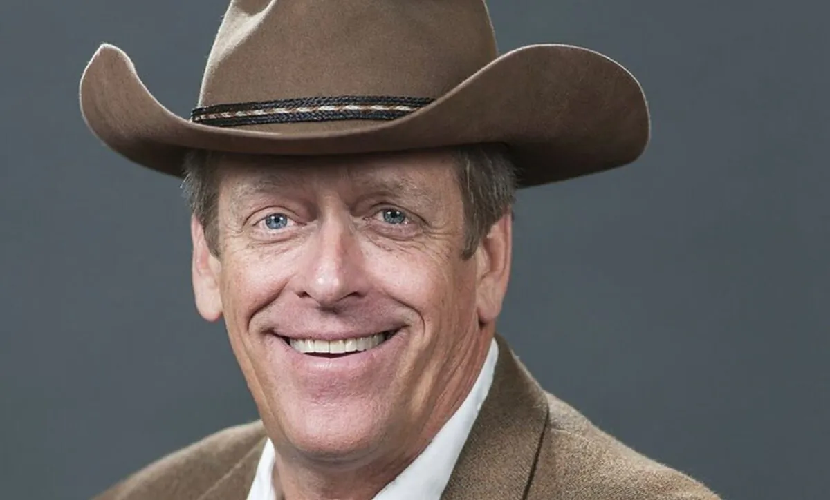 This photo provided by restaurant chain Texas Roadhouse shows company founder and CEO Kent Taylor. Taylor has died, according to the family and company on Sunday, March 21, 2021. (Ron Bath/Texas Roadhouse via AP)
