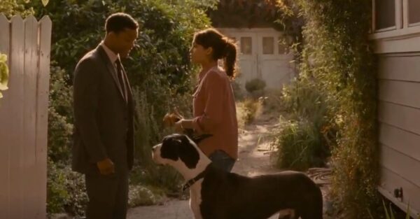 Will Smith and Rosario Dawson in Seven Pounds