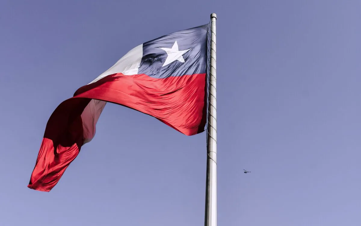 The flag of Chile. (Elias Almaguer/Unsplash)