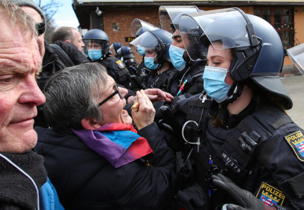 Kassel COVID protest