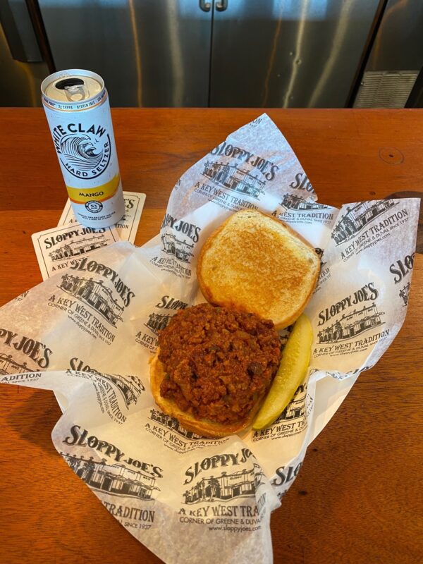 sloppy joe and white claw