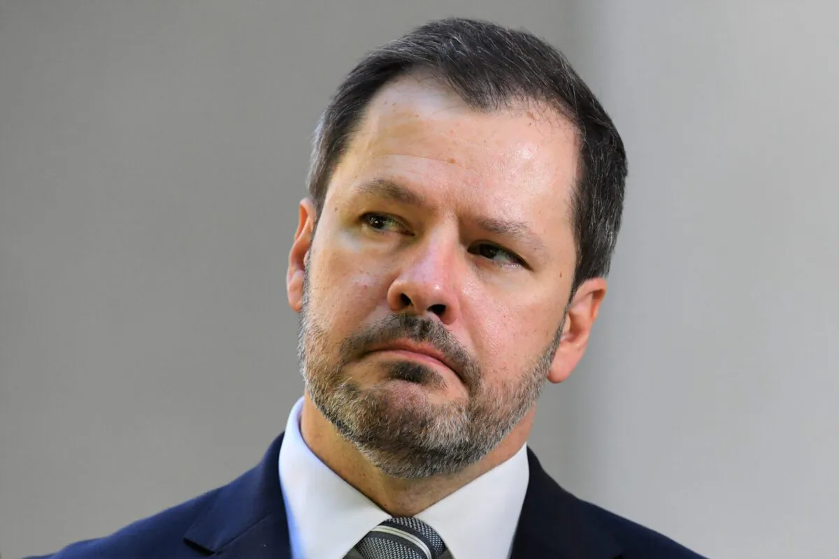 Federal Member for Chifley Ed Husic at a press conference at Parliament House in Canberra, Thursday, December 10, 2020. (AAP Image/Mick Tsikas)