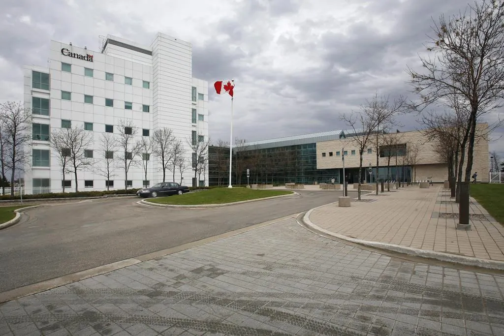 The National Microbiology Laboratory in Winnipeg in a file photo. (John Woods/The Canadian Press)