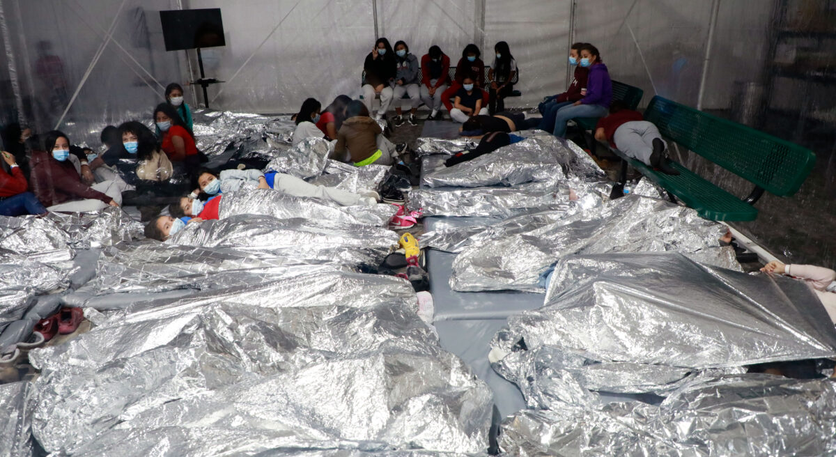 children at border facility