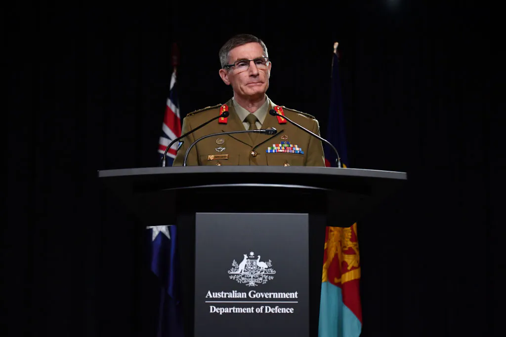 Chief of Australian Defence Force General Angus Campbell. (Mick Tsikas Pool/Getty Images)