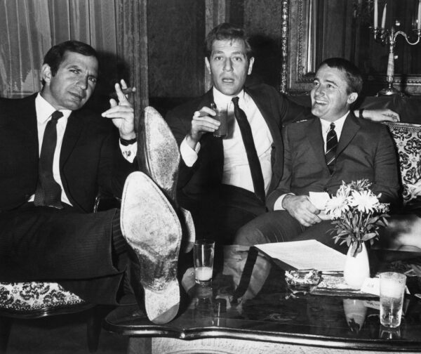 George Segal, center