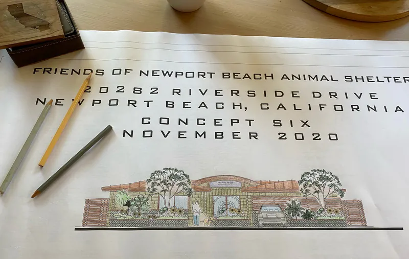 Newport Beach's first permanent animal shelter is expected to open in summer 2022. (Courtesy of the Friends of Newport Beach Animal Shelter)