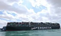 Maritime Traffic Jam Grows Outside Blocked Suez Canal
