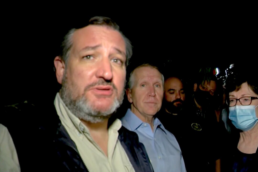Biden Staffer Blocks Ted Cruz From Taking Video at Border Facility