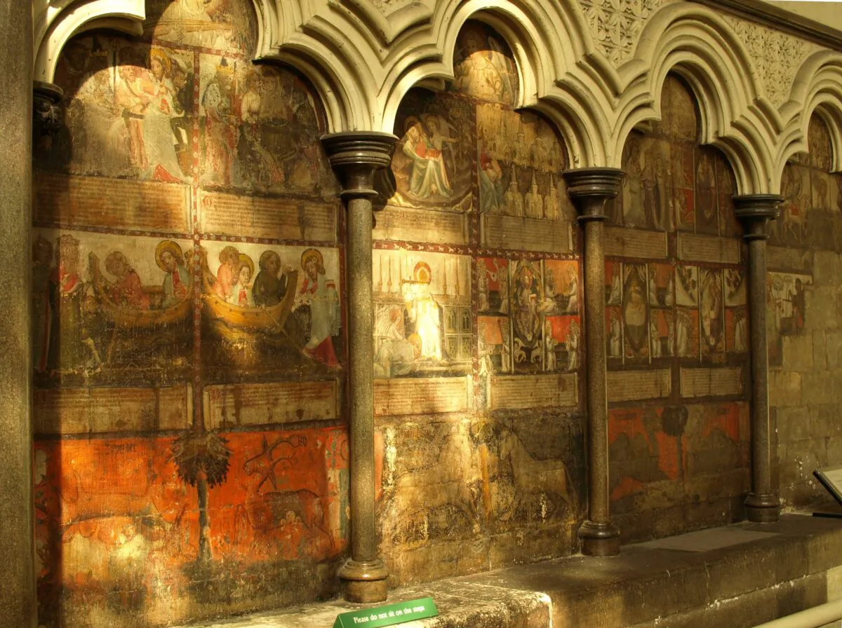 In the 14th century, the Apocalypse and the Last Judgment were painted on the Chapter House walls. (Enigma51/CC BY-SA 3.0 DE)