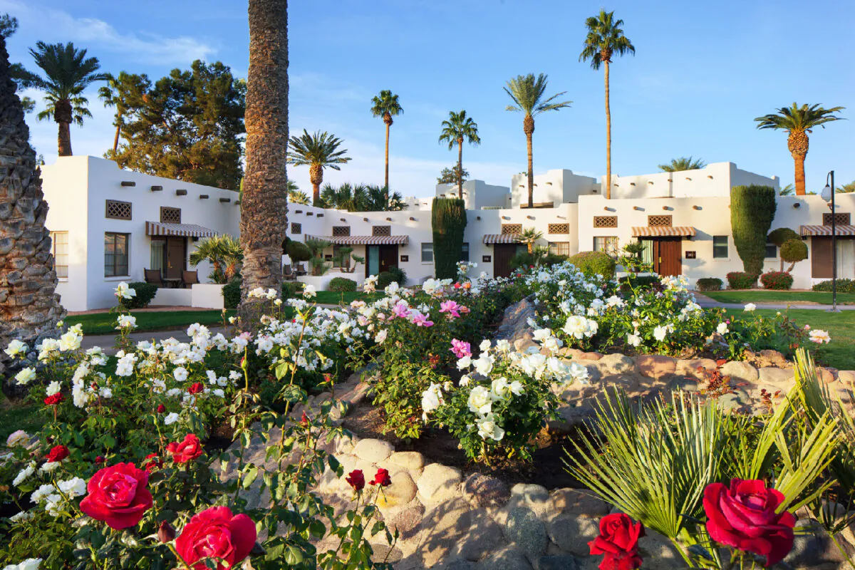 Resorts such as The Wigwam in Litchfield Park, Ariz., often delight guests with beautiful gardens. (Courtesy of The Wigwam)