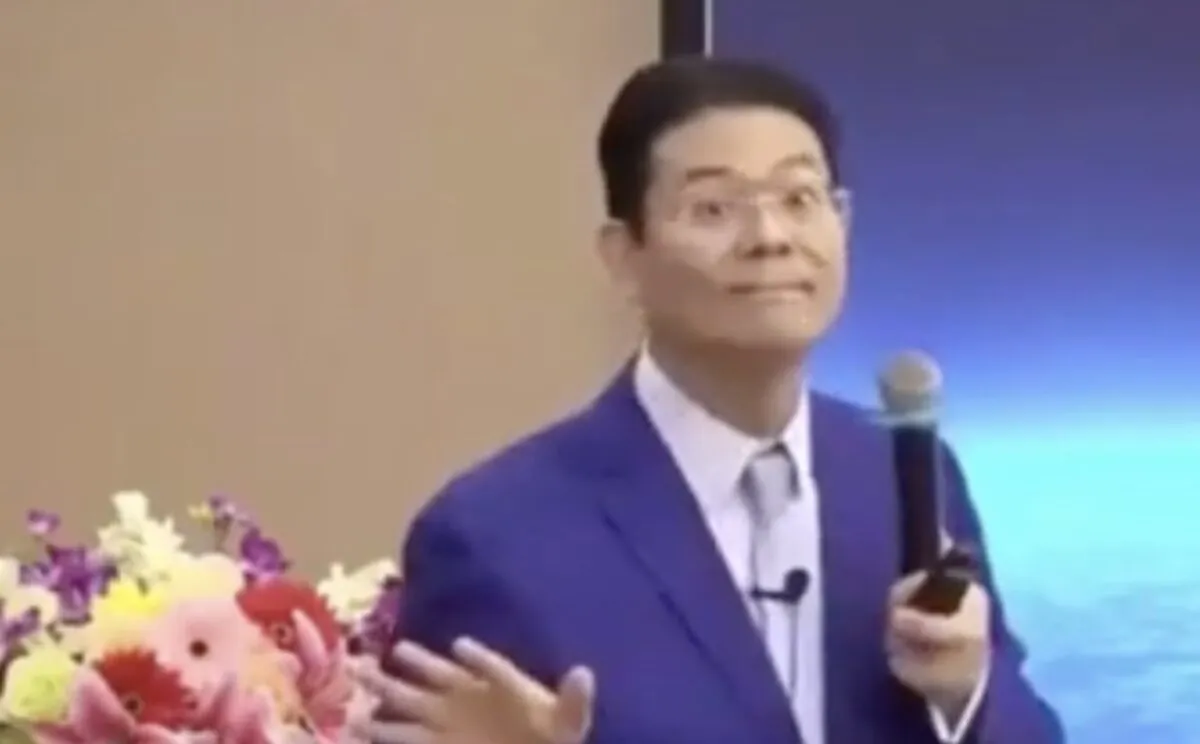 Chinese professor Zang Qichao talks about how China steals technologies from the United States in his speech in Shenzhen, China on March 21, 2021. (Screenshot/Zang Qichao's Xigua Video Channel)