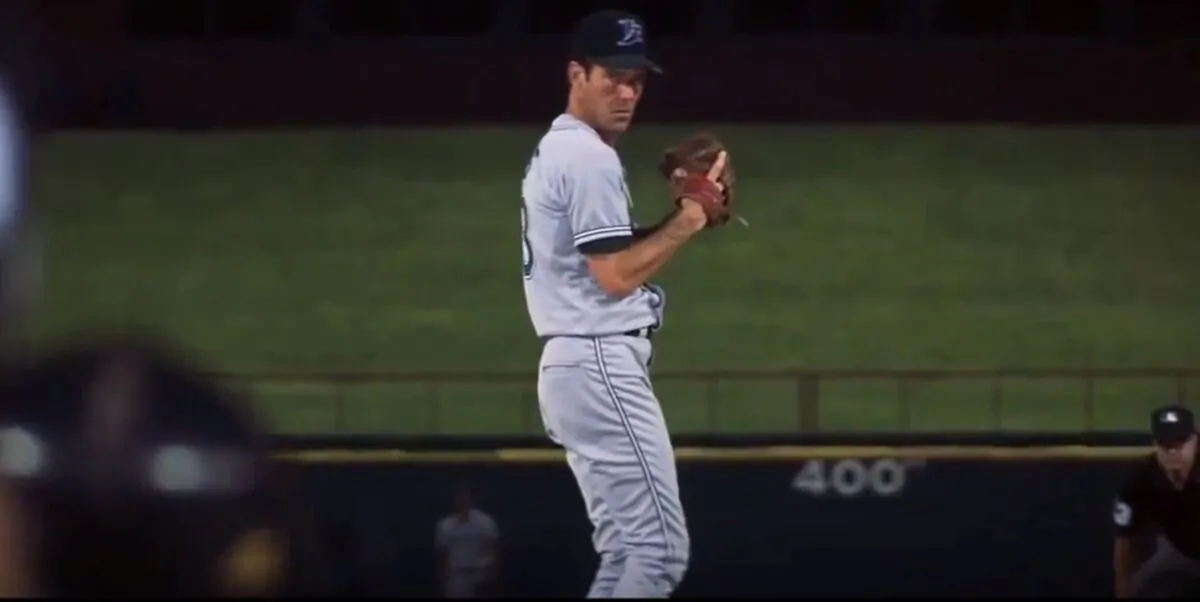 Sometimes dreams do come true. Dennis Quaid plays Jim Morris, a pitcher with a lightning-speed fast ball. (Walt Disney Pictures)