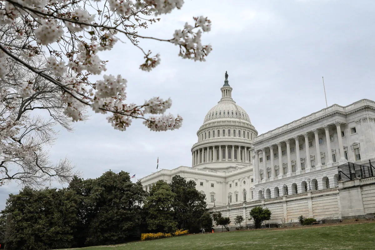 The Capitol in Washington on March 16, 2020. (Samira Bouaou/The Epoch Times)