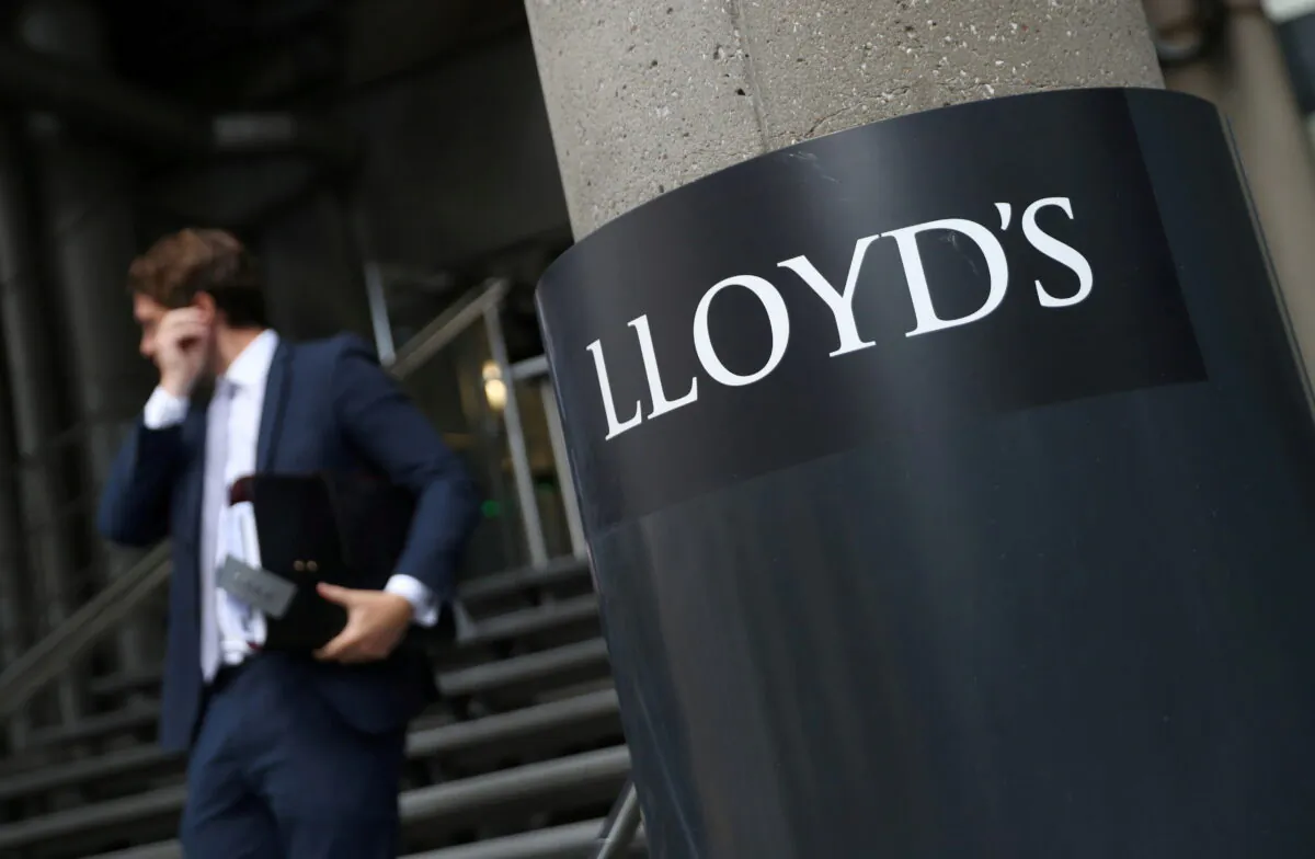 A man walks out of Lloyd's of London's headquarters in the City of London, Britain, July 31, 2018. (Simon Dawson/Reuters)