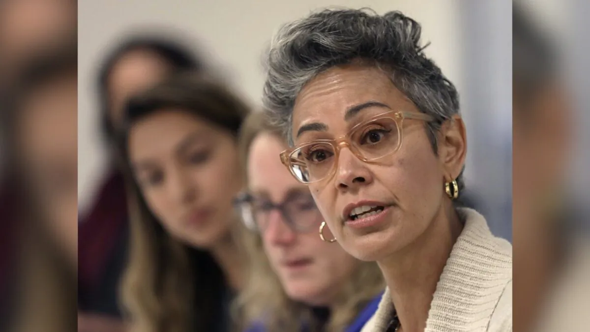 Alison Collins in San Francisco, Calif., on Sept. 26, 2018. (Liz Hafalia/San Francisco Chronicle via AP)