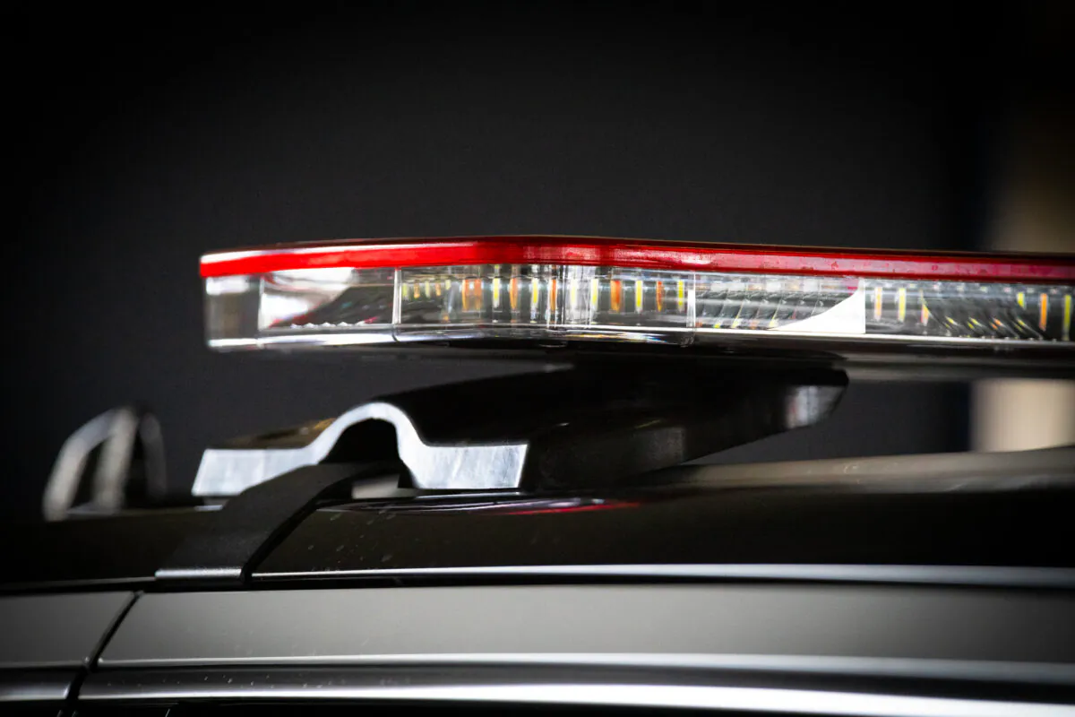 The siren of a police vehicle in a file photo. (John Fredricks/The Epoch Times)