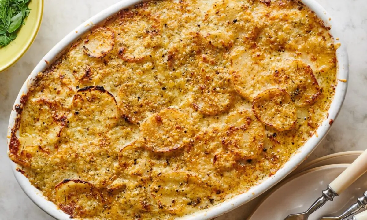 Inspired by the flavors of ranch dressing, this zesty potato casserole is just as creamy and rich as the original, but a little bit tangier and far more herbaceous. (Joe Lingeman/TNS)