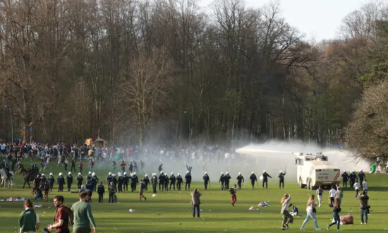 Police Disperse Thousands at Belgian April Fool Party