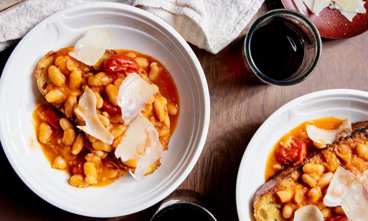 Serve these stewy beans over slabs of garlicky, skillet-fried sourdough for a hearty, comforting meal. (Kristin Teig/TNS)
