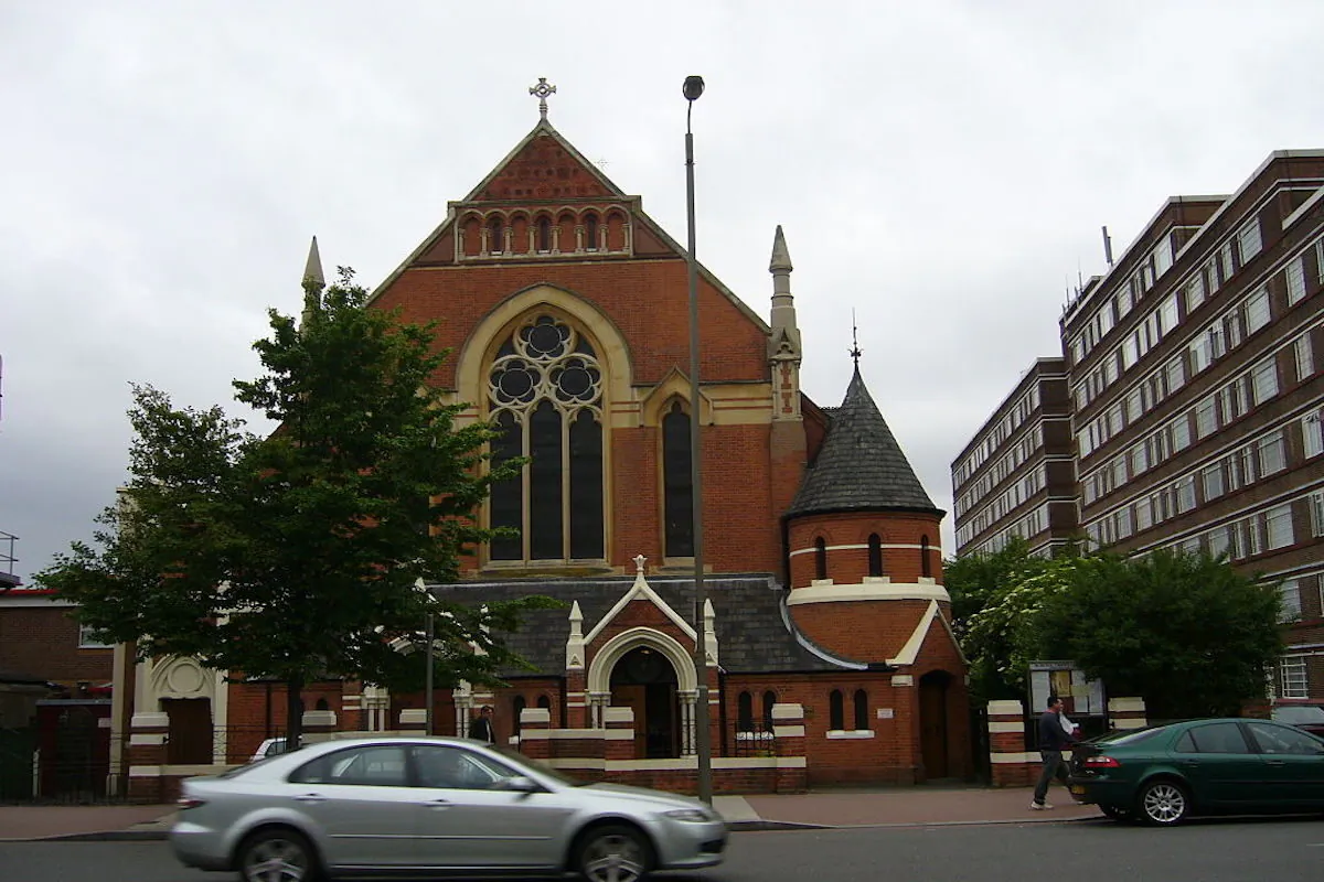 The Polish Roman Catholic Church of Christ the King in Balham High Road, Balham, London. (Roger W. Haworth/ Wikimedia)