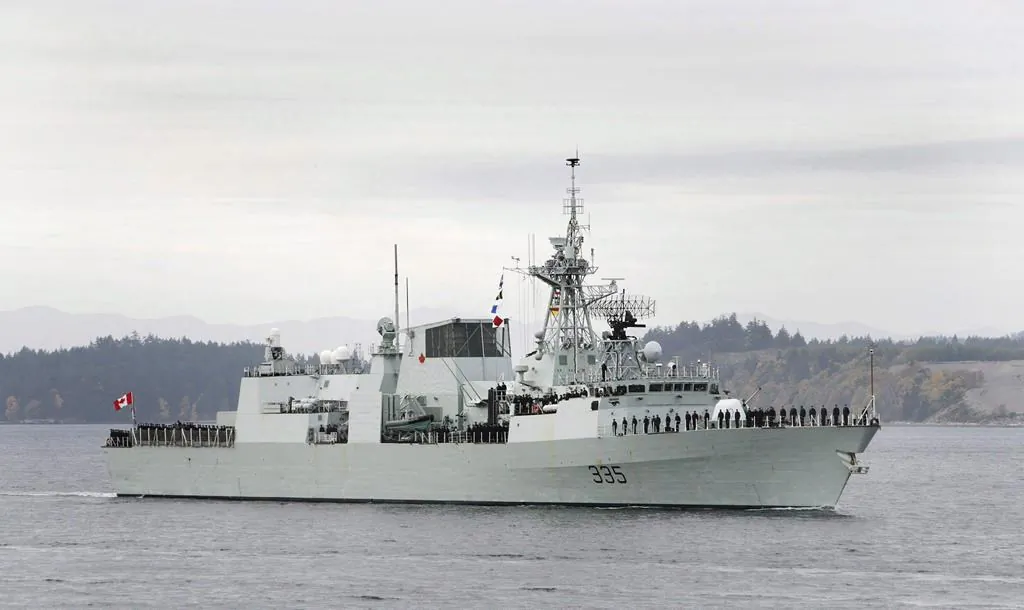 The HMCS Calgary in a file photo. (Deddeda Stemler/The Canadian Press)