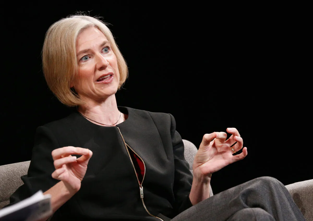 CRISPR-Cas9 technology co-inventor Jennifer Doudna speaks onstage at WIRED Business Conference Presented by Visa at Spring Studios in New York City, N.Y., on June 7, 2017. (Brian Ach/Getty Images for Wired)