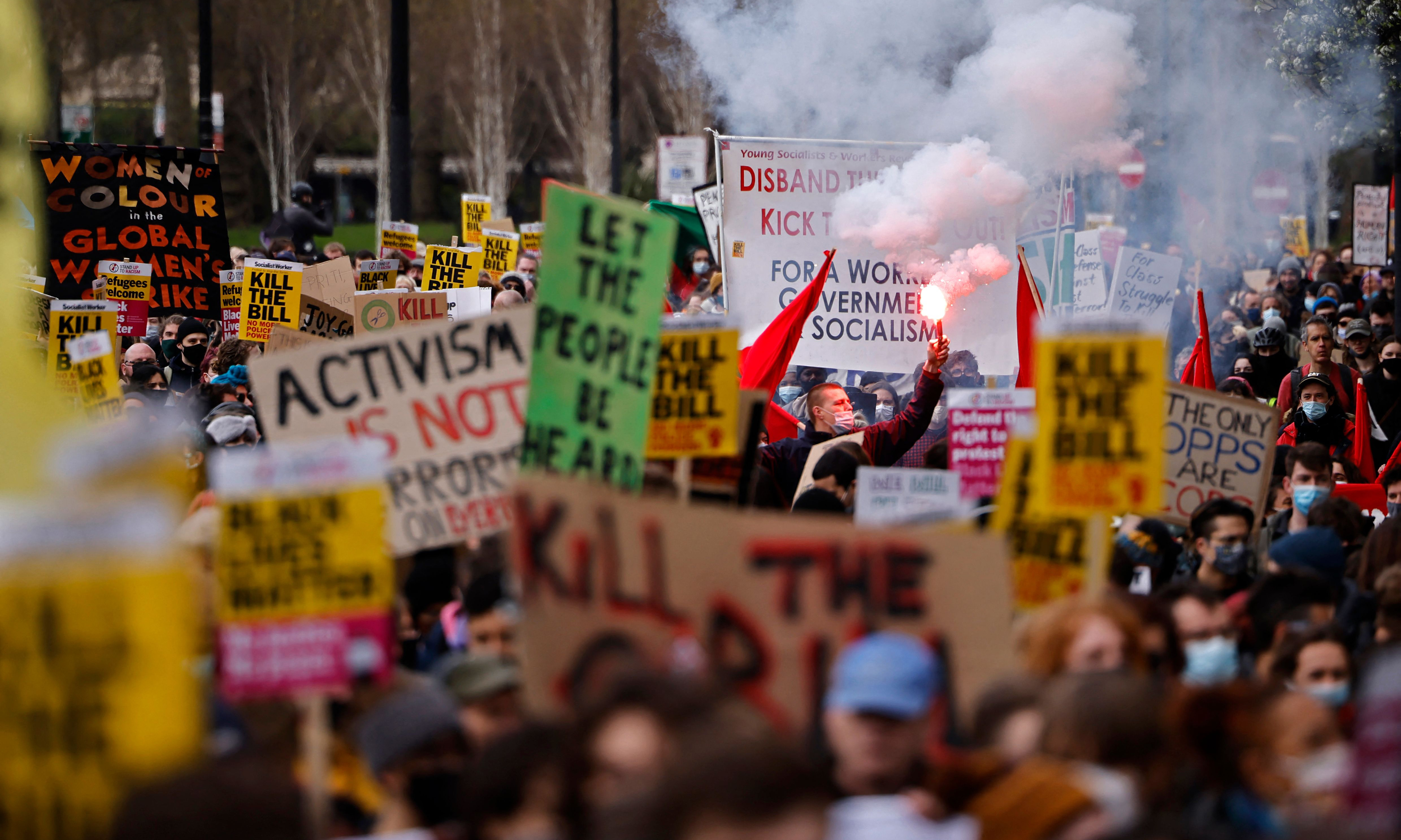 Thousands Protest Across England, Wales Against Policing Bill - Vimarsana News