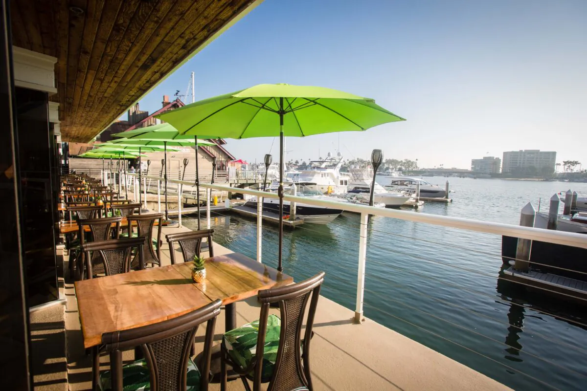Billy's at the Beach is among several Newport  Beach restaurants that offer dock-and-dine options. (Courtesy of Billys at the Beach)
