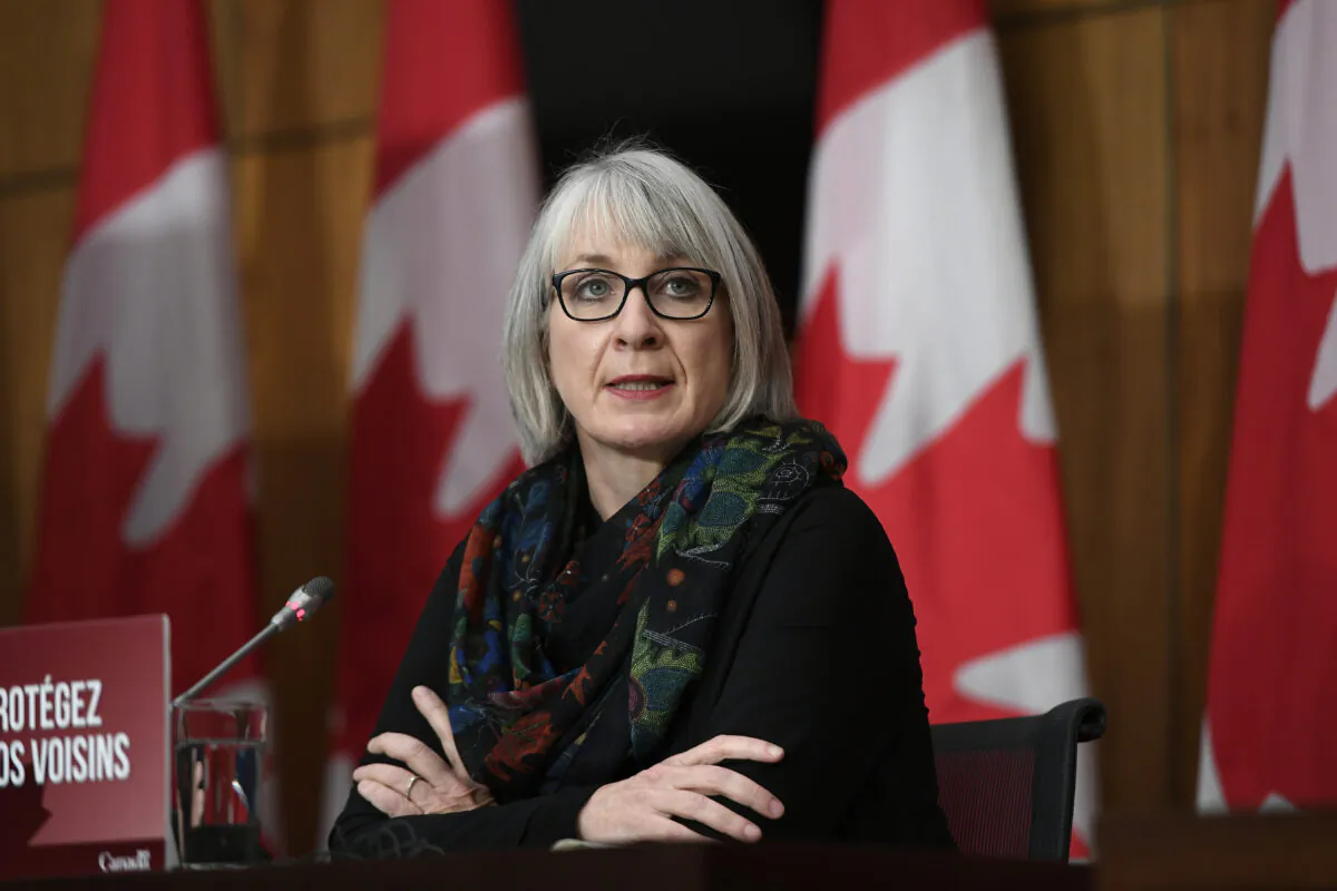 Health Minister Patty Hajdu speaks during a news conference on the COVID-19 pandemic in Ottawa on Dec. 4, 2020. (Justin Tang/The Canadian Press)