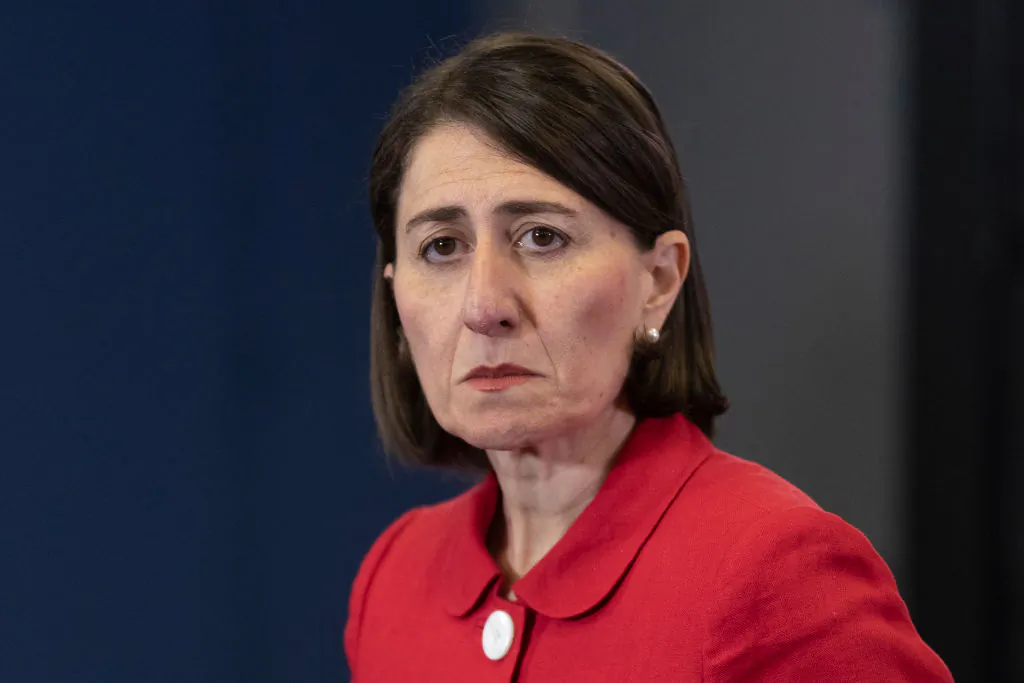 NSW Premier Gladys Berejiklian speaks at a press conference in Sydney, Australia, on  Nov. 4, 2020. (Brook Mitchell/Getty Images)