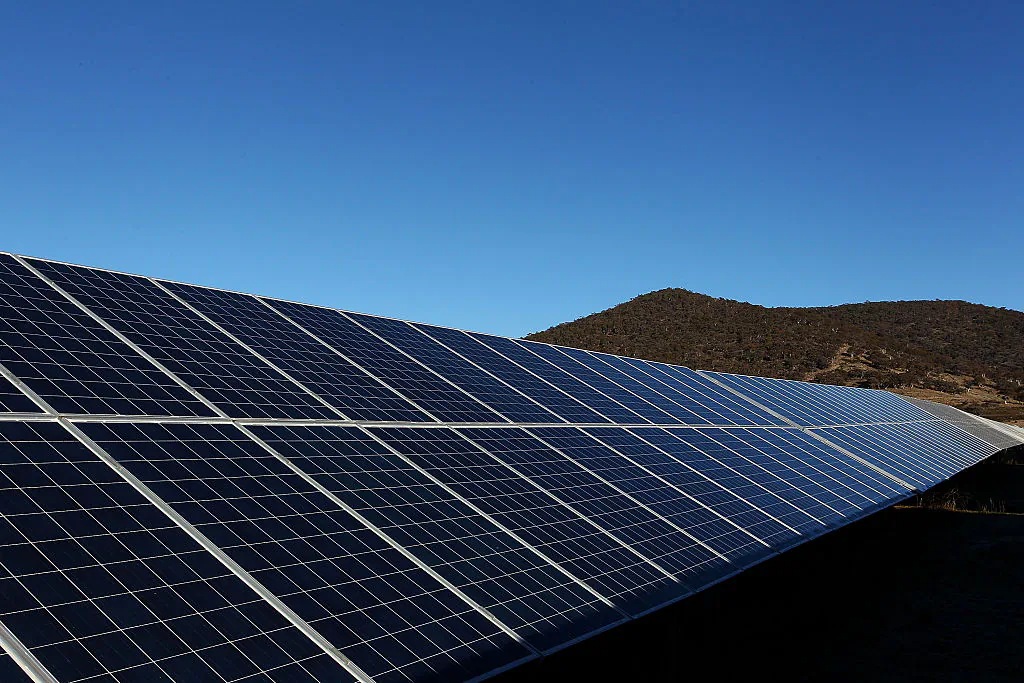 The Royalla Solar Farm in Canberra, Australia, on June 28, 2016. (Photo by Lisa Maree Williams/Getty Images)
