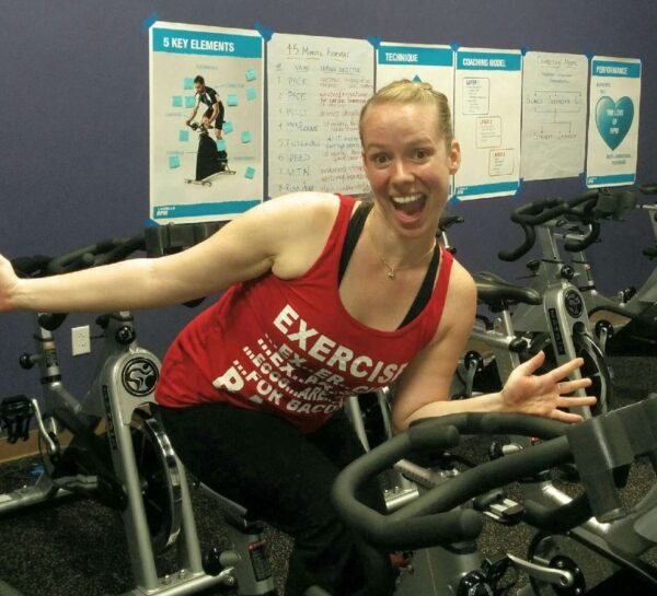 Natalia, a certified spin instructor and personal trainer