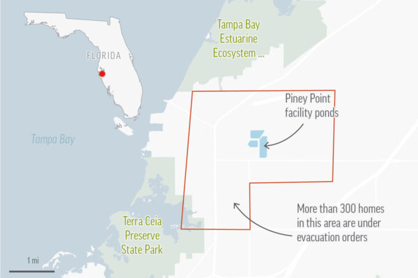 Piney Point facility pond