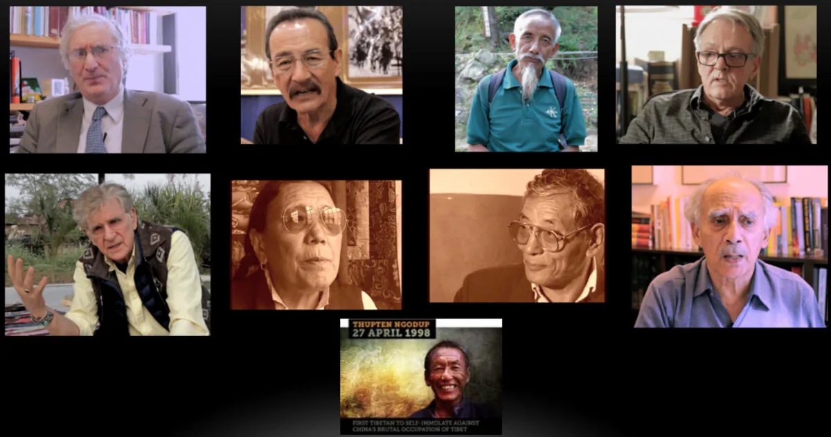 Still shots from the documentary film “Crouching Snow Lion Rising Dragon.” (Courtesy of Pema Dhondup Gakyil)