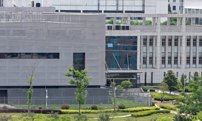 The P4 laboratory building at the Wuhan Institute of Virology is shown in Wuhan, China, on May 13, 2020. (Hector Retamal/AFP via Getty Images)