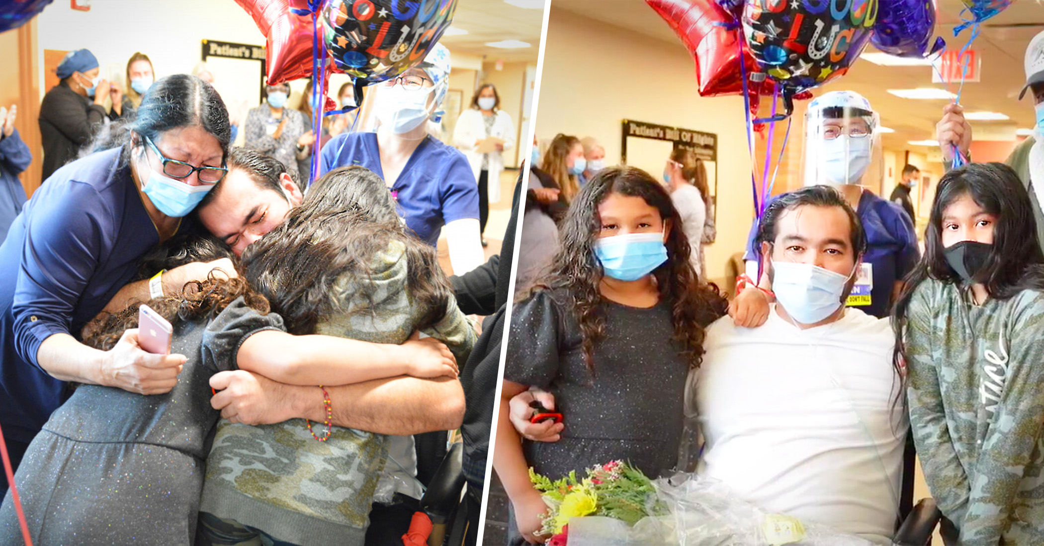 Dad Survives CCP Virus, Tearfully Hugs Daughters for First Time After 72 Days in Hospital - Vimarsana News