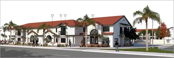 A rendering of the Econo Lodge Apartments in Anaheim, Calif. (Courtesy of the City of Anaheim)