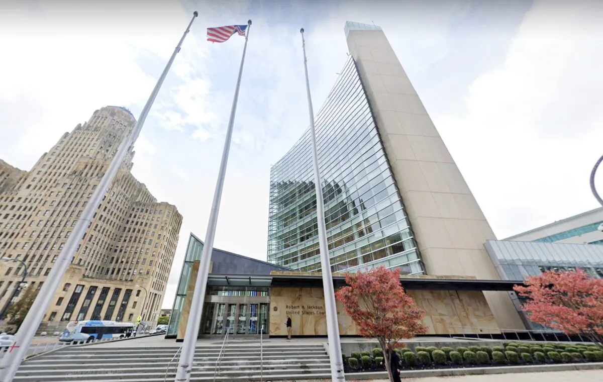 U.S. District Court for the Western District of New York in Buffalo, N.Y. on April 8, 2021. (screenshot Google Maps/via The Epoch Times)