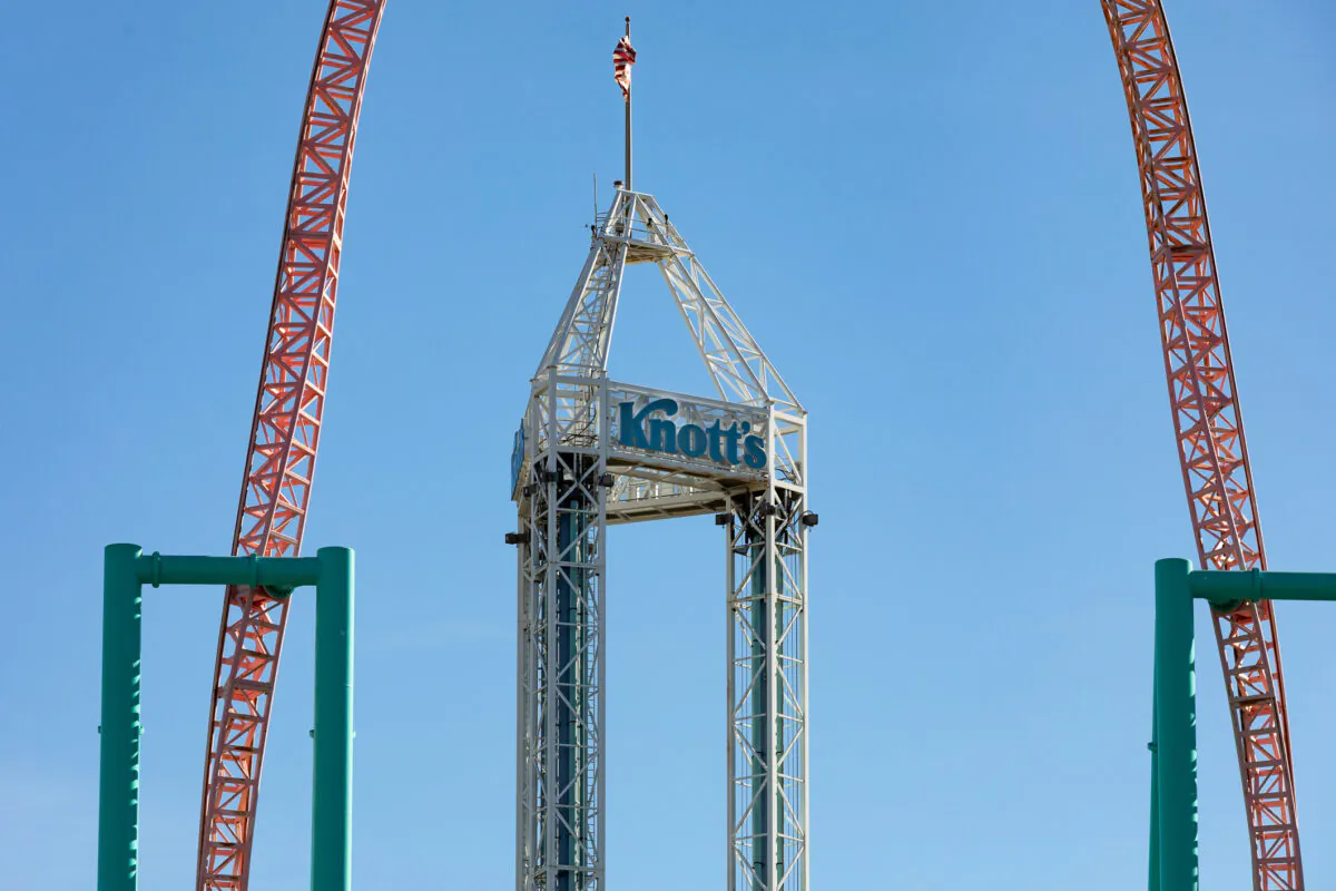 Knott's Berry Farm in Buena Park, Calif., on Jan. 15, 2021. (John Fredricks/The Epoch Times)