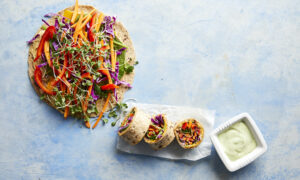 <p>Rainbow Veggie Wraps, the Perfect Healthy Bite for Kids thumbnail