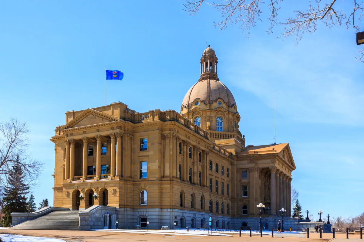 The Alberta legislature in Edmonton in a file photo. (Achinthamb/Shutterstock)