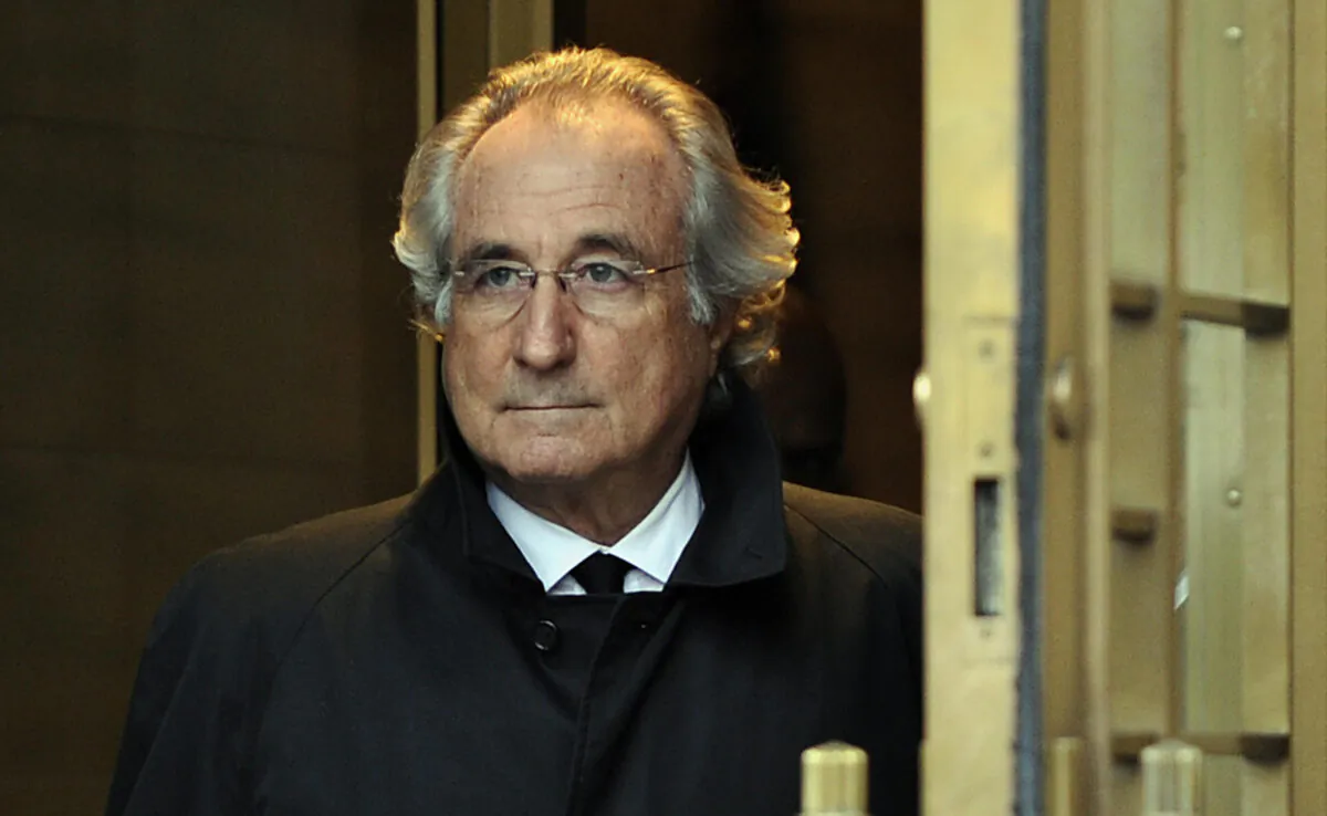 Bernard Madoff leaves US Federal Court after a hearing regarding his bail in New York City, on Jan. 14, 2009. (Timothy A. Clary/AFP via Getty Images)
