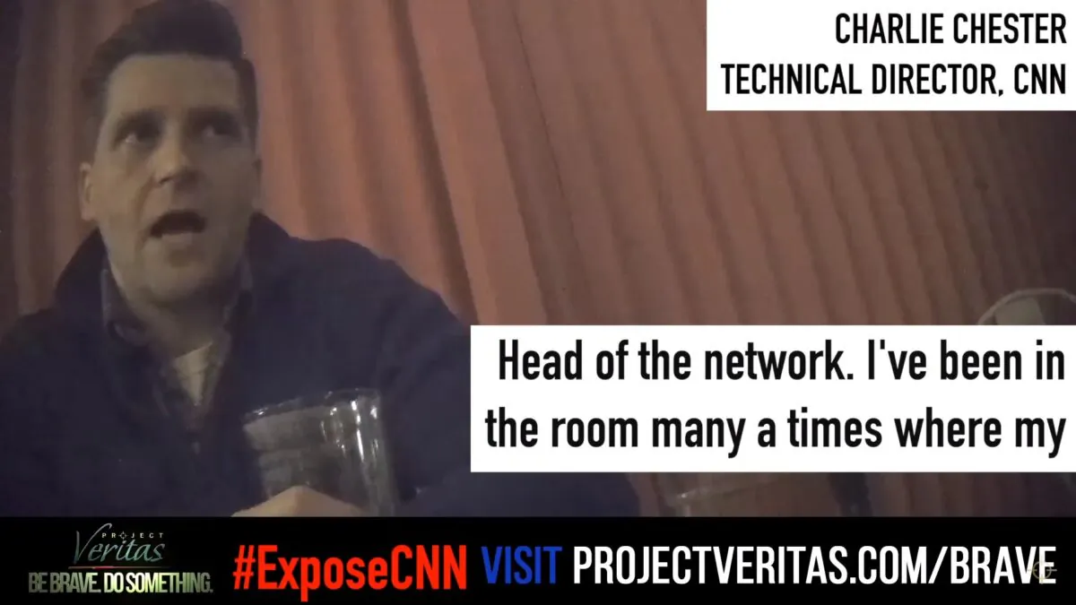 CNN Technical Director Charlie Chester as recorded on hidden camera by Project Veritas. (Project Veritas)