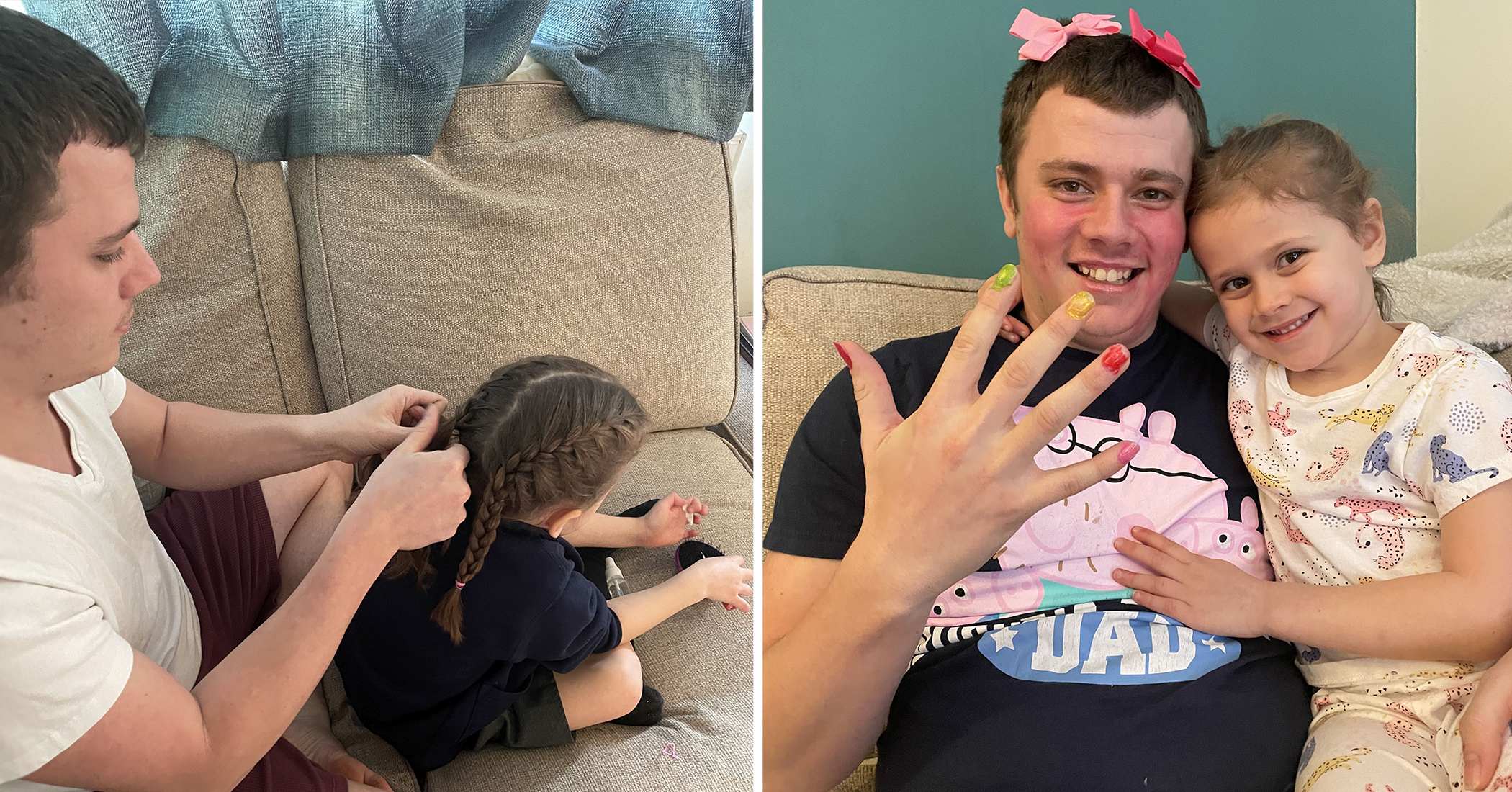 Man Hailed As 'World's Best Dad' After He Learned to Style Hair to Play  With His Daughter