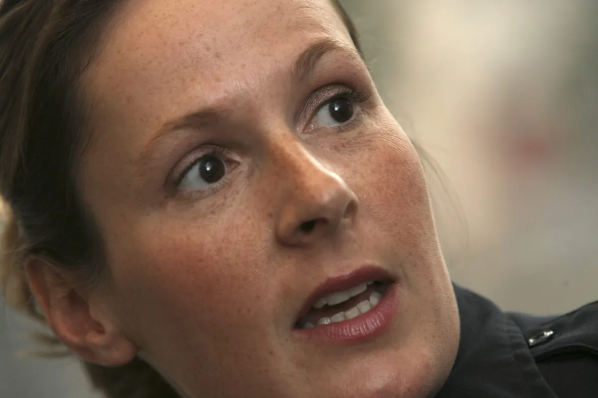 Then-Brooklyn Center, Minn., police officer Kim Potter on May 31, 2007. (Bruce Bisping/Star Tribune via AP)