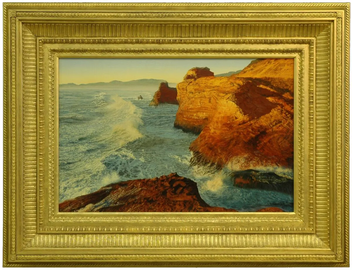 "Cape Kiwanda, Oregon," 2011, by Steve Wineinger. Oil on canvas; 24 inches by 36 inches. (Steve Wineinger)